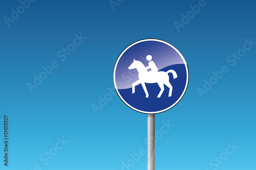 Verkehrszeichen 238 Reitweg