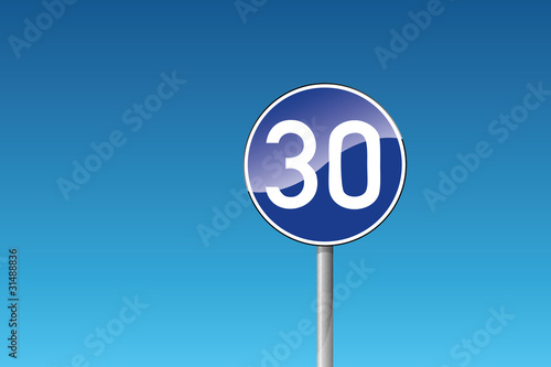Verkehrszeichen 275 Vorgeschriebene Mindestgeschwindigkeit