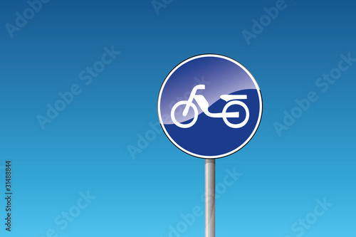 Verkehrszeichen Krafträder, Kleinkrafträder Mofa