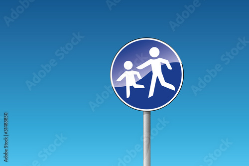 Verkehrszeichen Kinder