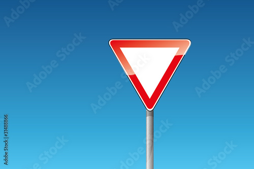 Verkehrszeichen 205 Vorfahrt gewähren