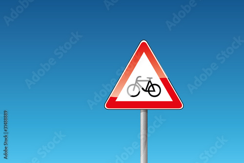 Verkehrszeichen 138-10 Radfahrer Fahrrad