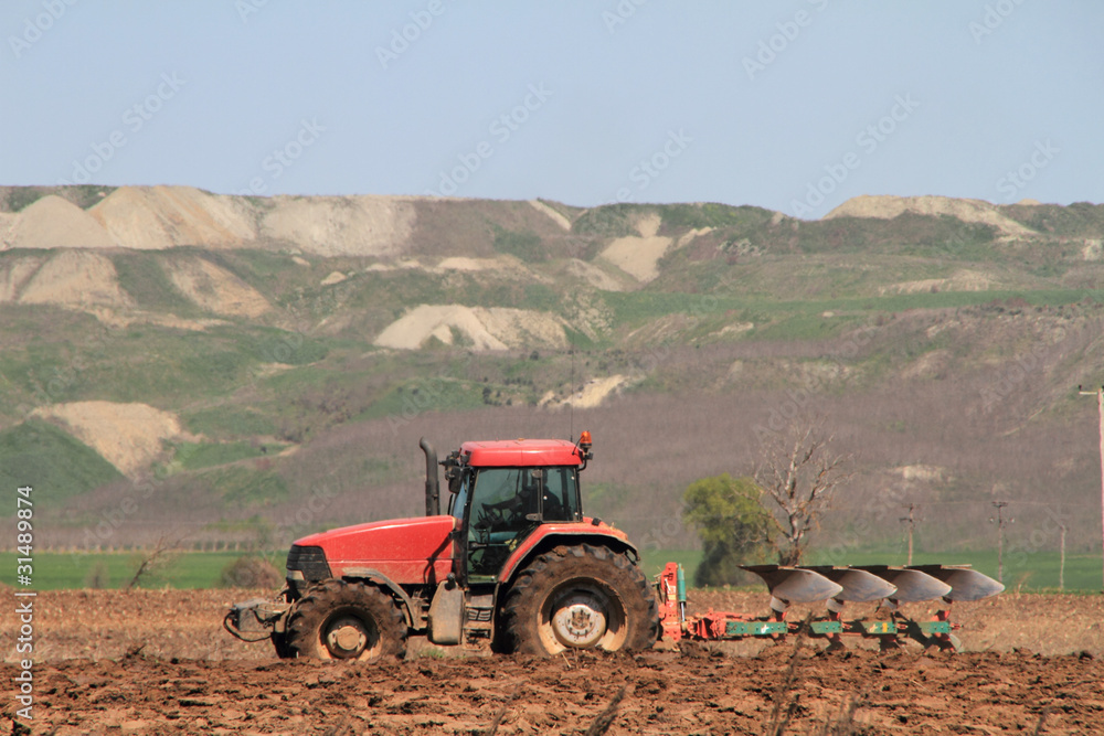 Obraz premium ploughing