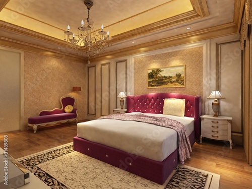 rendering bedroom