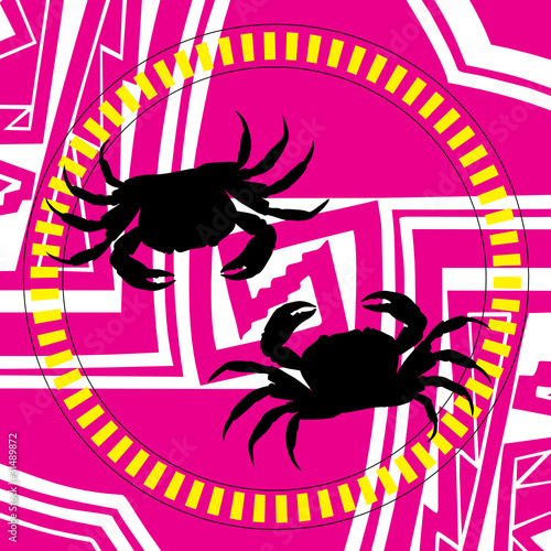 cancer zodiac sign vector