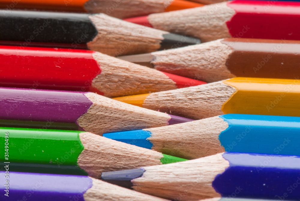Naklejka premium color pencil