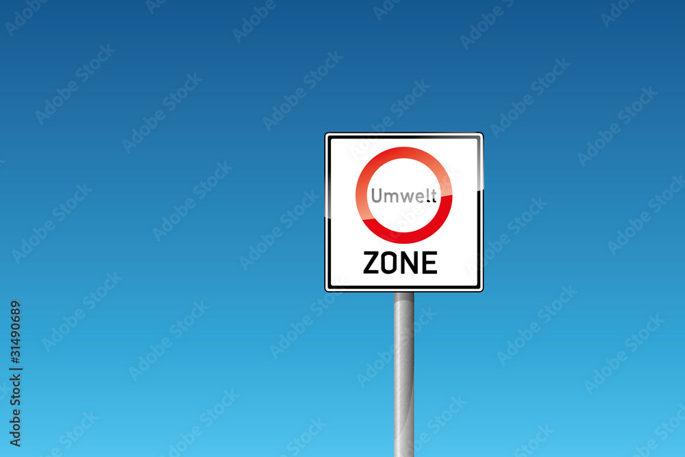 Verkehrszeichen 270.1 Beginn einer Umwelt Zone Verkehrszeichen 270.1 Beginn einer Umwelt Zone