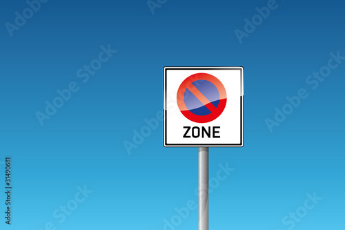 Verkehrszeichen 290 Beginn eines eingeschränkten Haltverbotes