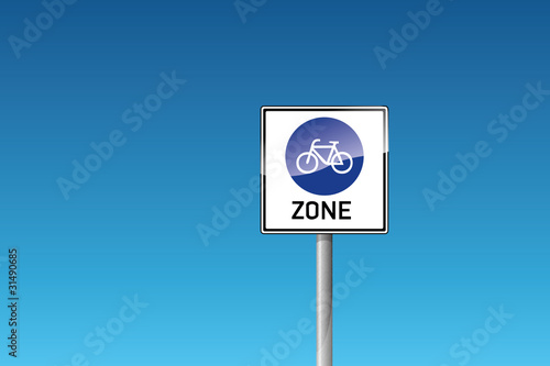 Verkehrszeichen 244.1 Beginn einer Fahrradstraße