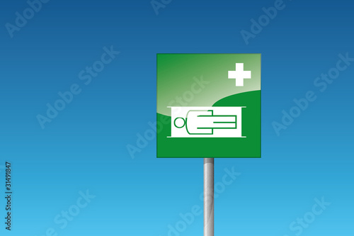 Krankentrage Krankenwagen  Krankentransport Trage Liege