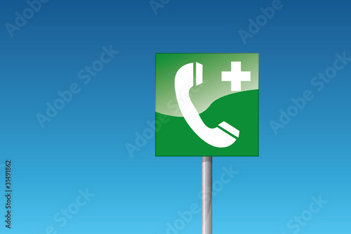 Notruftelefon Notruf Telefon Telefonhörer