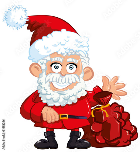 Cartoon Santa Clause
