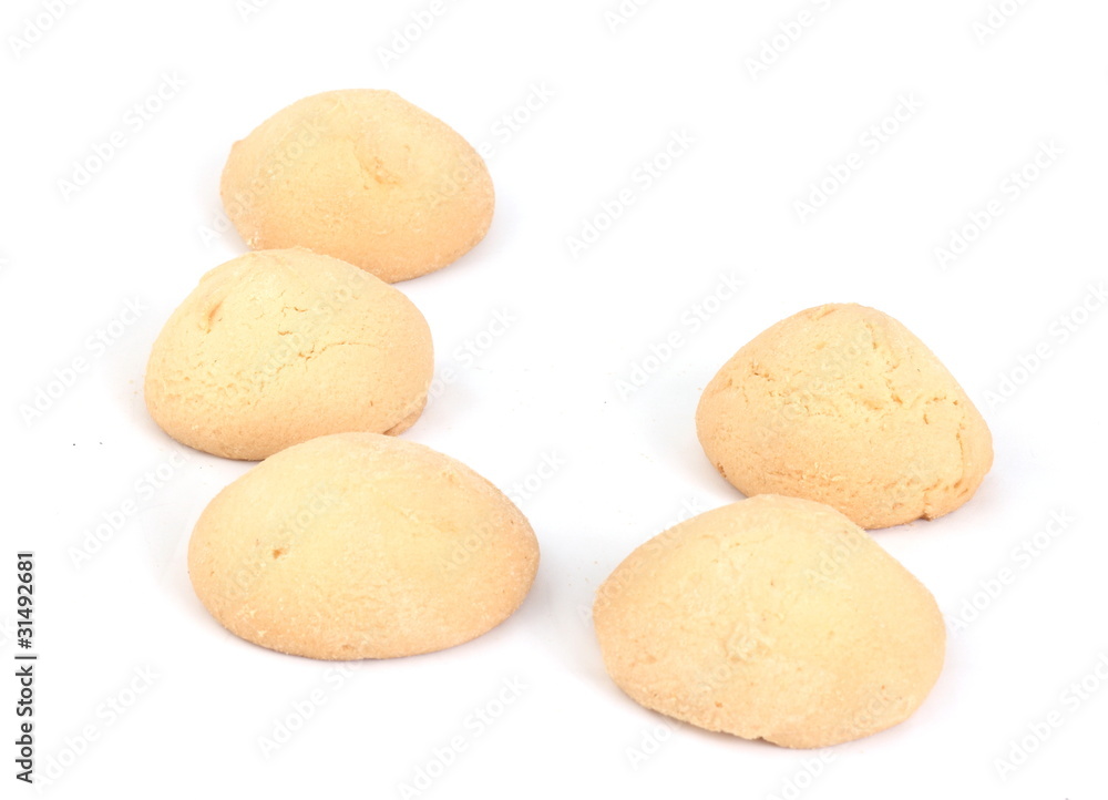 A pile of light cookies A pile of light cookies
