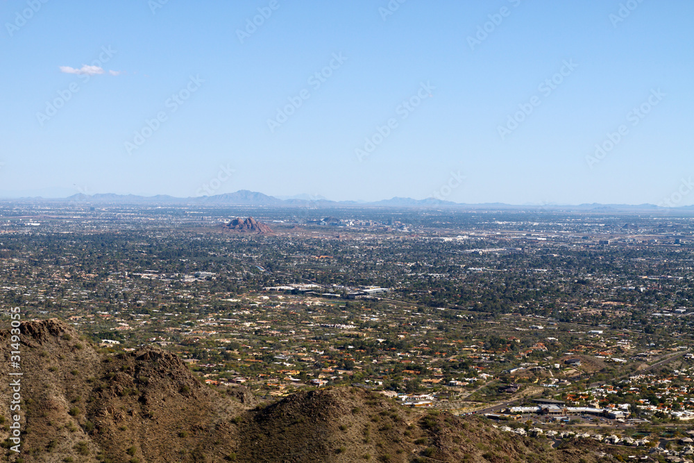 Phoenix suburb from above
