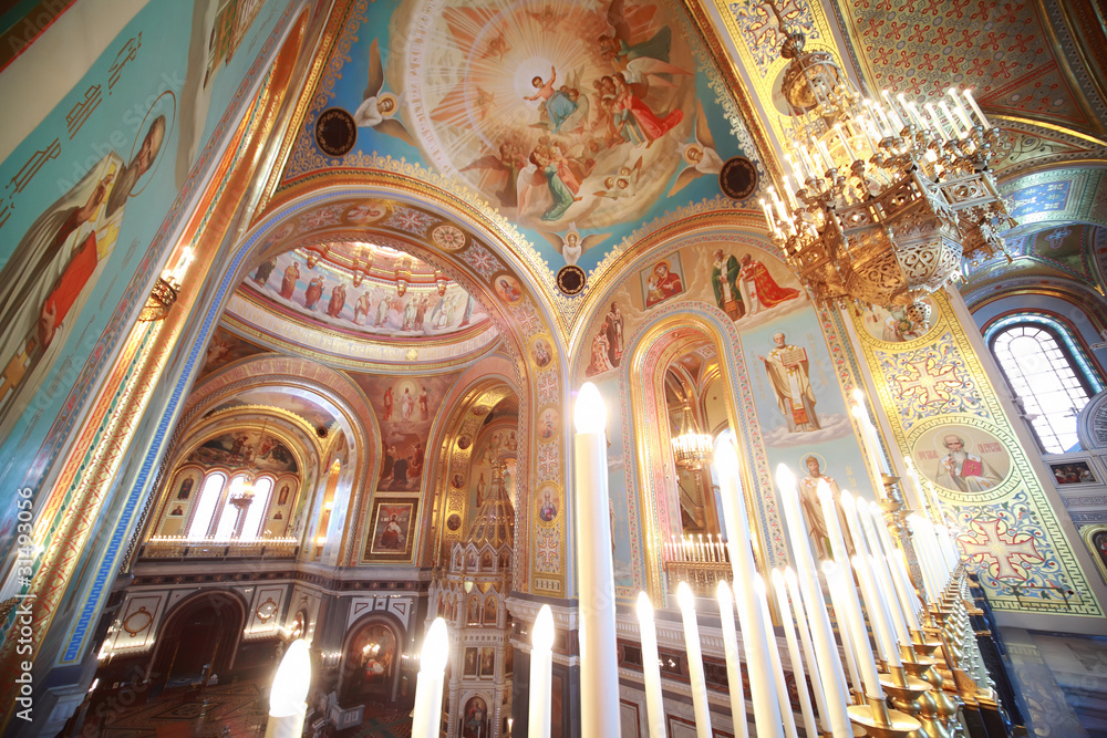 View on Altar inside Cathedral of Christ the Saviour
