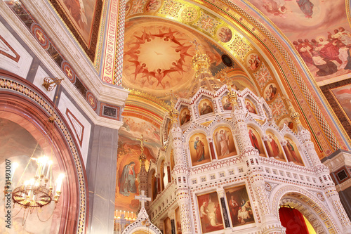 arch over the Altar inside Cathedral of Christ the Saviour