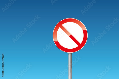 Verbot verboten Verbotsschild Schild