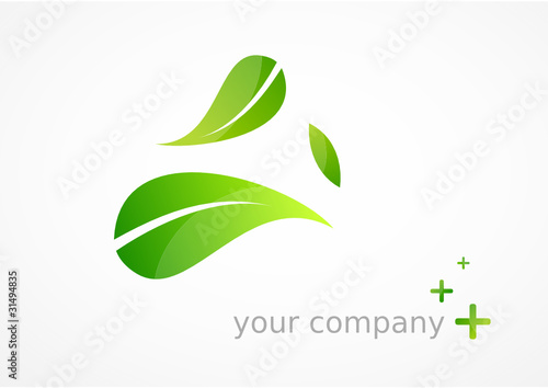 Green leaf logo