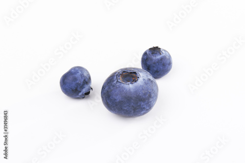 Three Blueberries