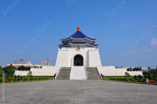 chiang kai shek memorial hall in Taiwan