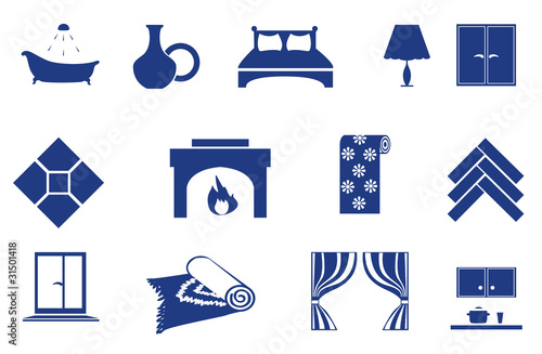 interior, home related icons