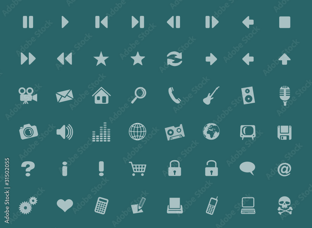 Icon-Set grün Icon-Set grün