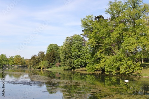 Lac du Bois de Boulogne à Paris