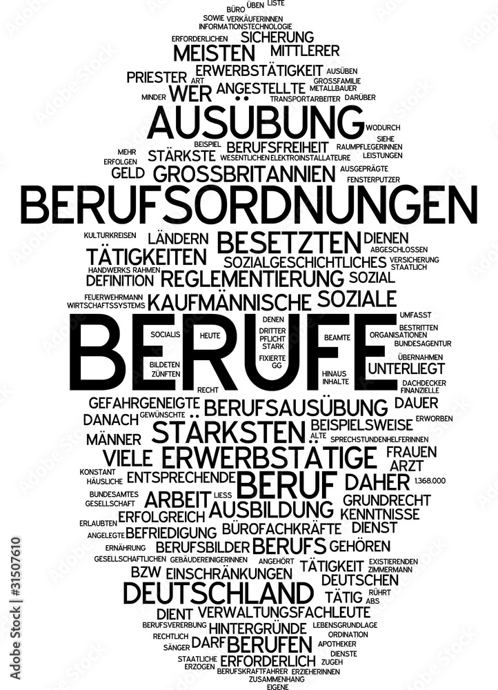 Obraz premium Beruf