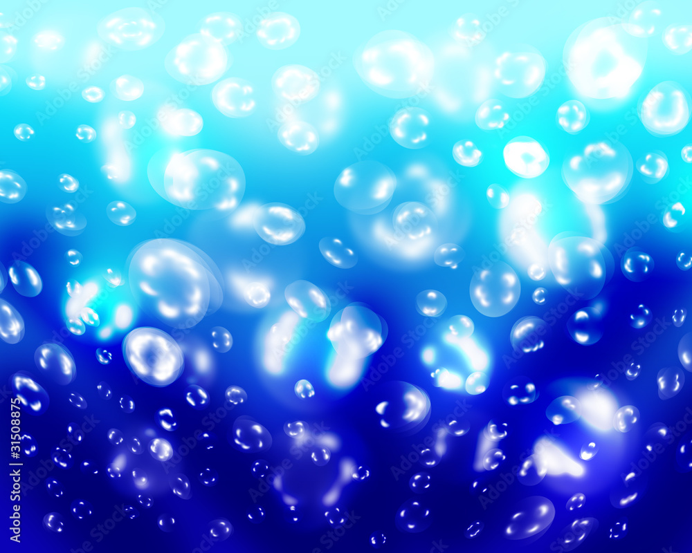 bubbles in the water