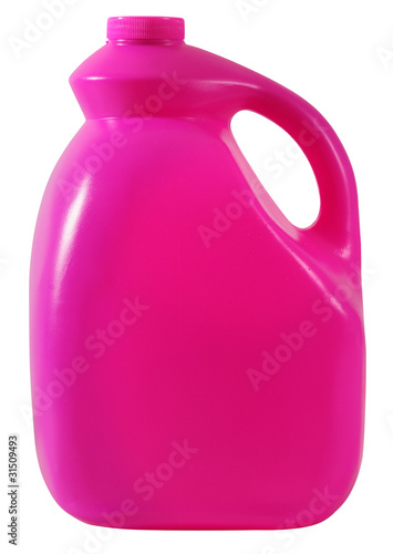 Detergent bottle. Isolated