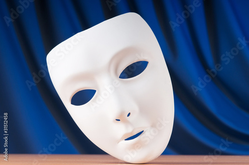 Masks with theatre concept