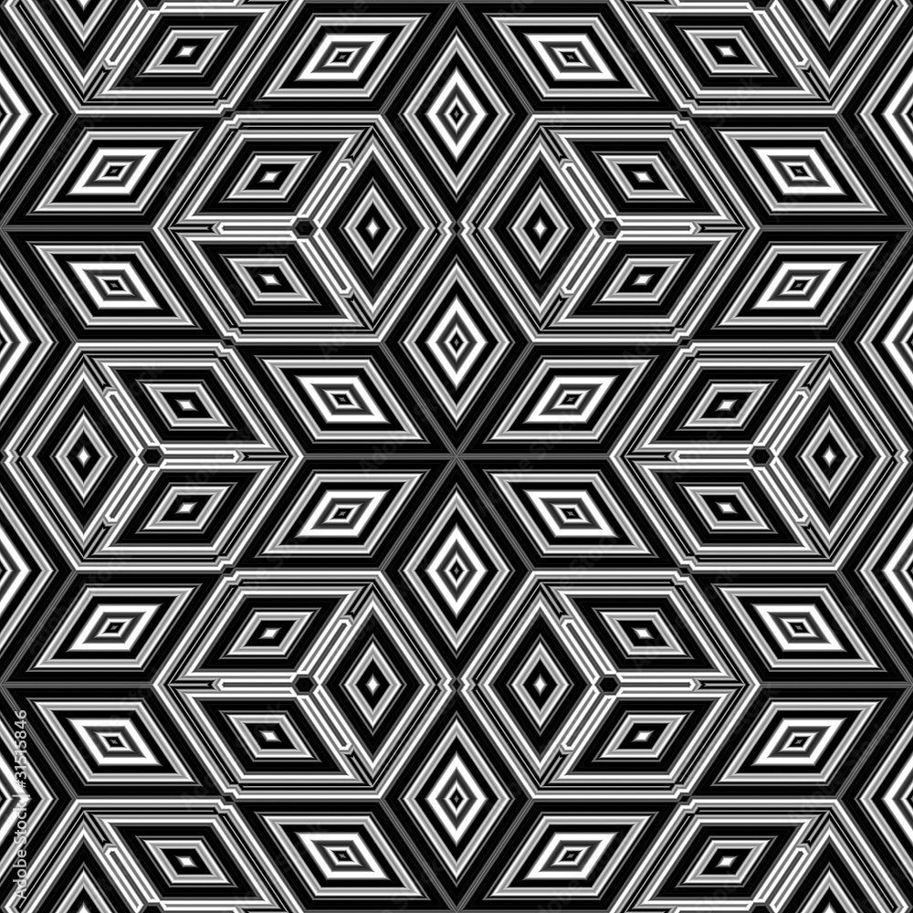 Fototapeta premium 3d abstrakcyjne kostki przypominające Escher ilustracji