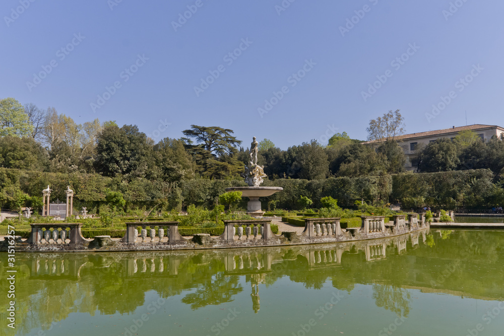 Firenze, Giardini di Boboli , fontana del Nettuno