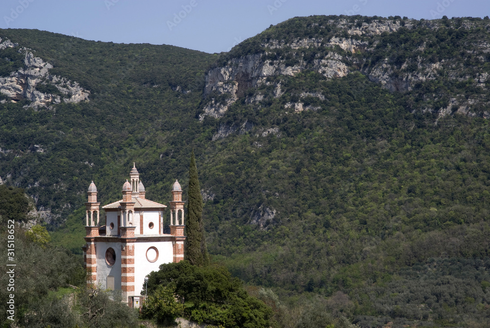 Church in mountains