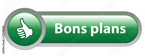 Bouton Web BONS PLANS (prix bonnes affaires soldes offres idées)