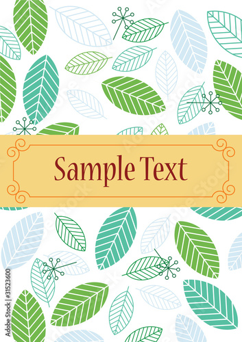 leaf background design