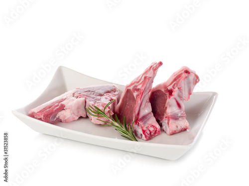 lamb rib raw-costolette agnello photo