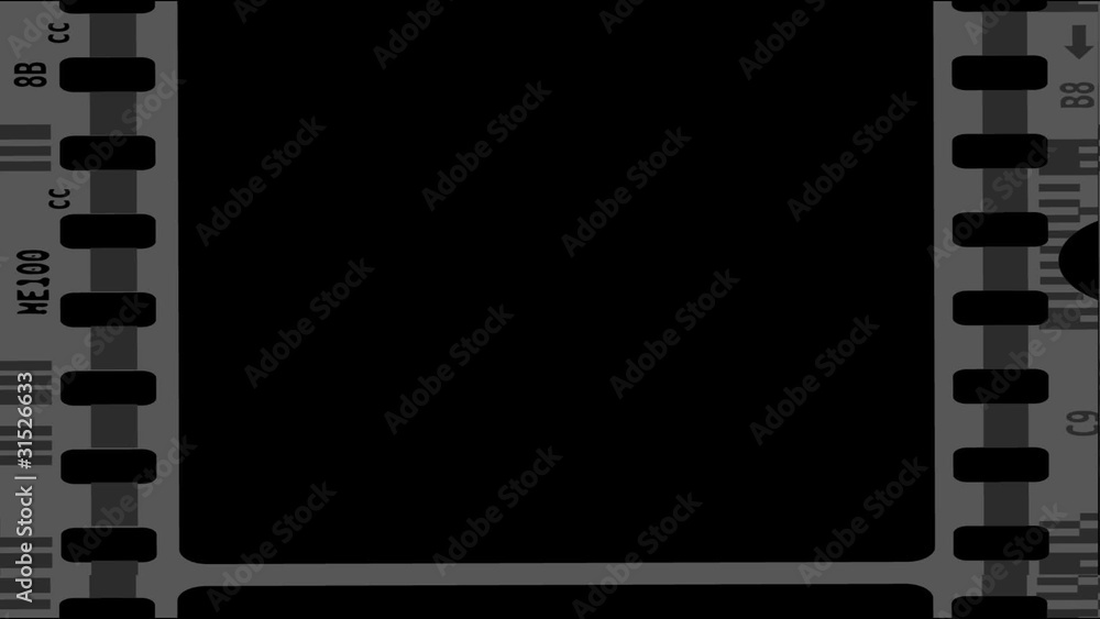 animation of film strip in vertical direction animation of film strip in vertical direction