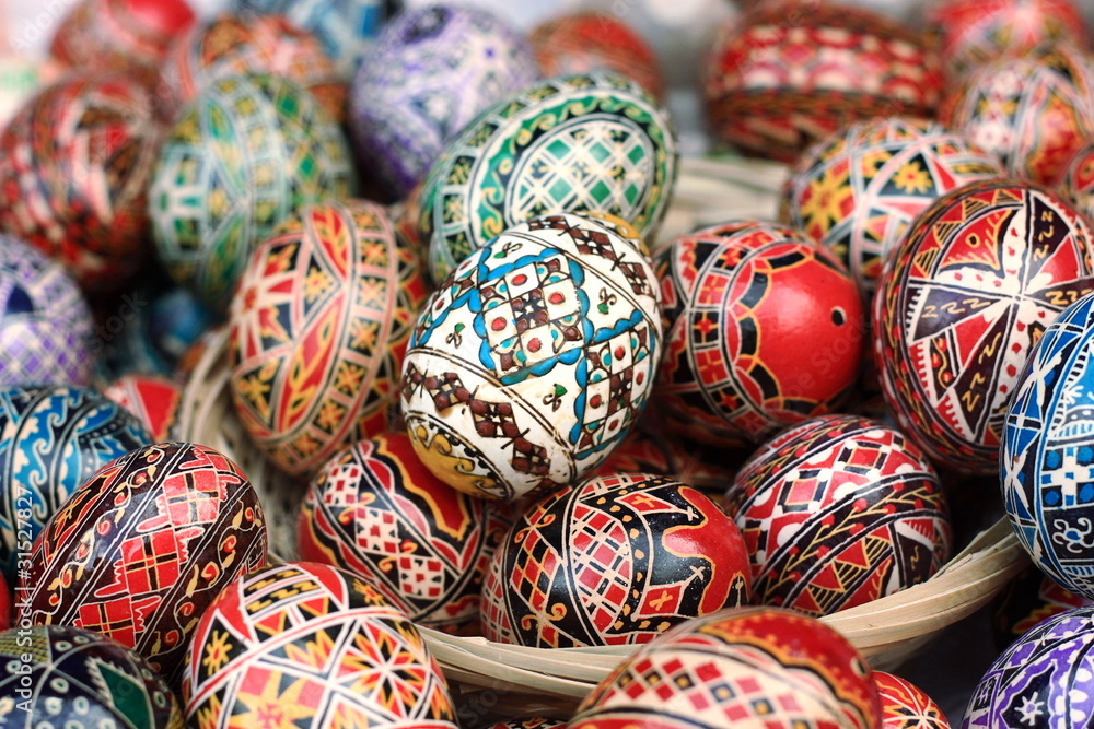 Easter eggs painted Easter eggs painted