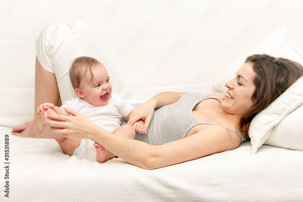 Mother with baby Mother with baby