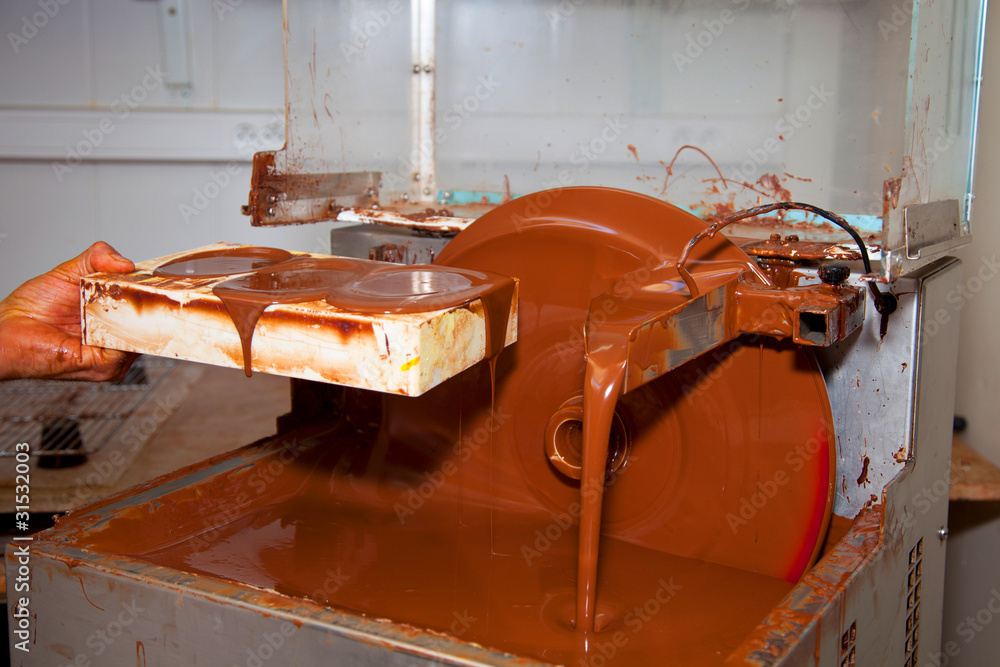 Naklejka premium chocolatier