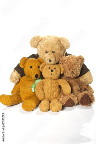 Teddy-bear isolated on a white background © Kavita