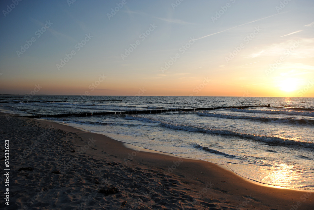 Fototapeta premium Beautiful Sunset at the Beach