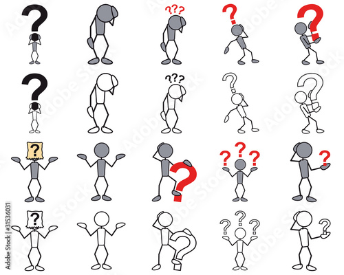 greyman with question mark