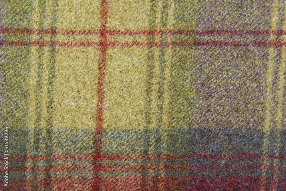 wool plaid fabric texture macro