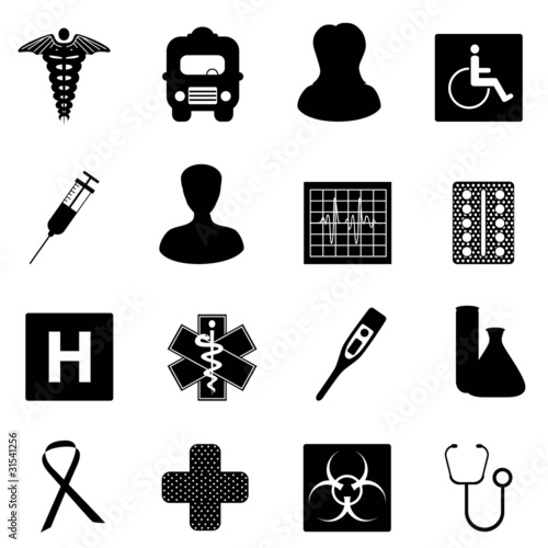 Medical and healthcare symbols