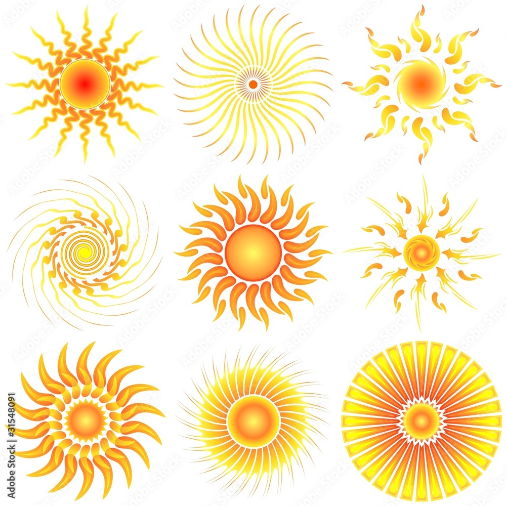 Sole Astratto-Abstract Sun-Soleil Abstrait-Sol-Vector Sole Astratto-Abstract Sun-Soleil Abstrait-Sol-Vector