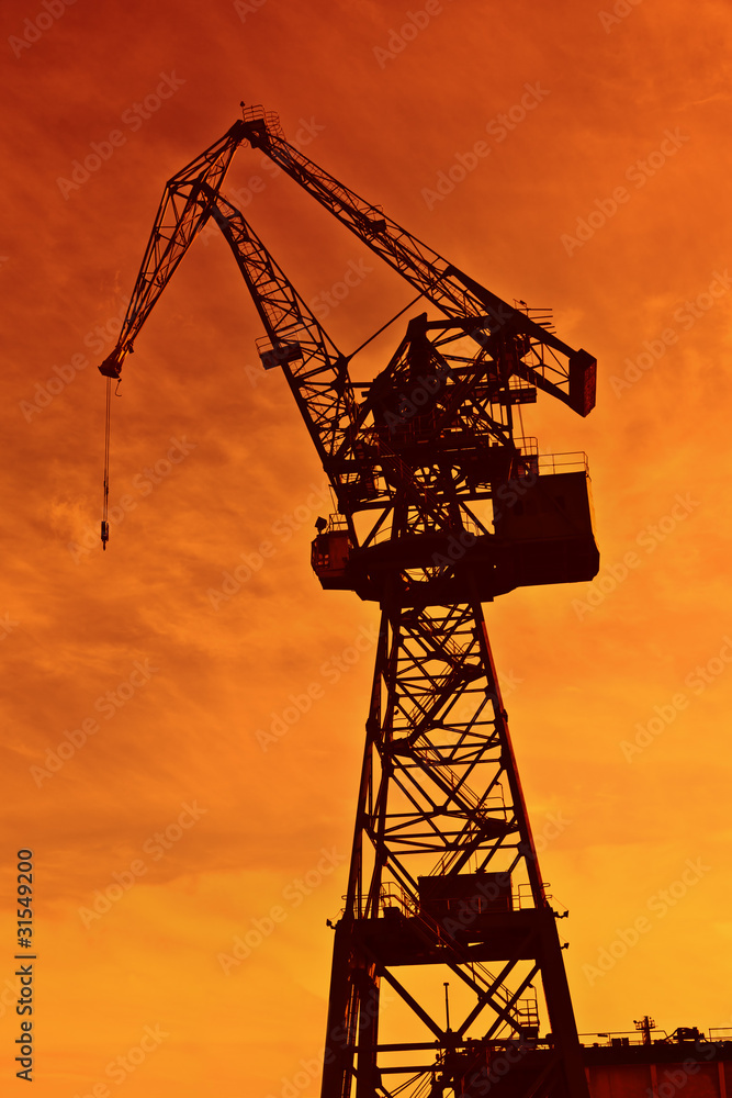 Crane for construction industry