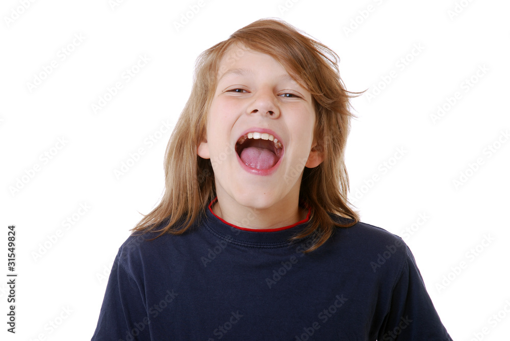 Lachender Junge Lachender Junge