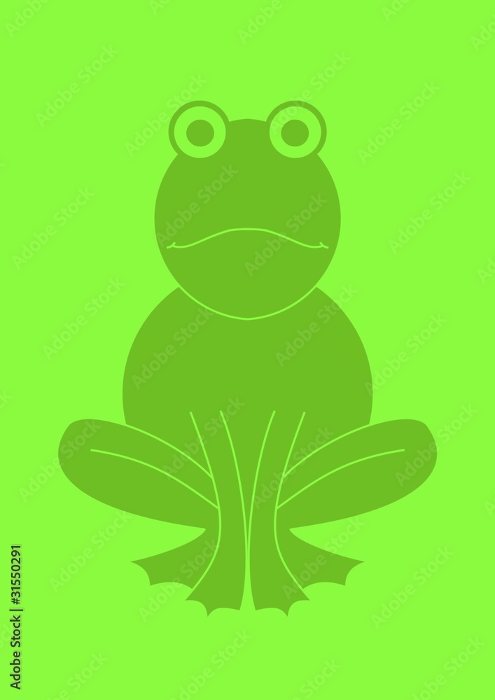 Fototapeta premium Green fog